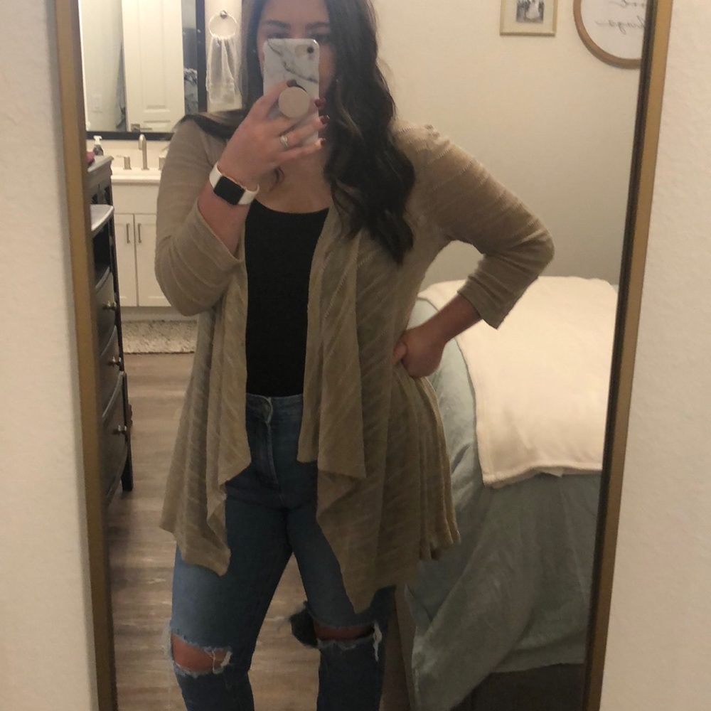 Tan Cardigan